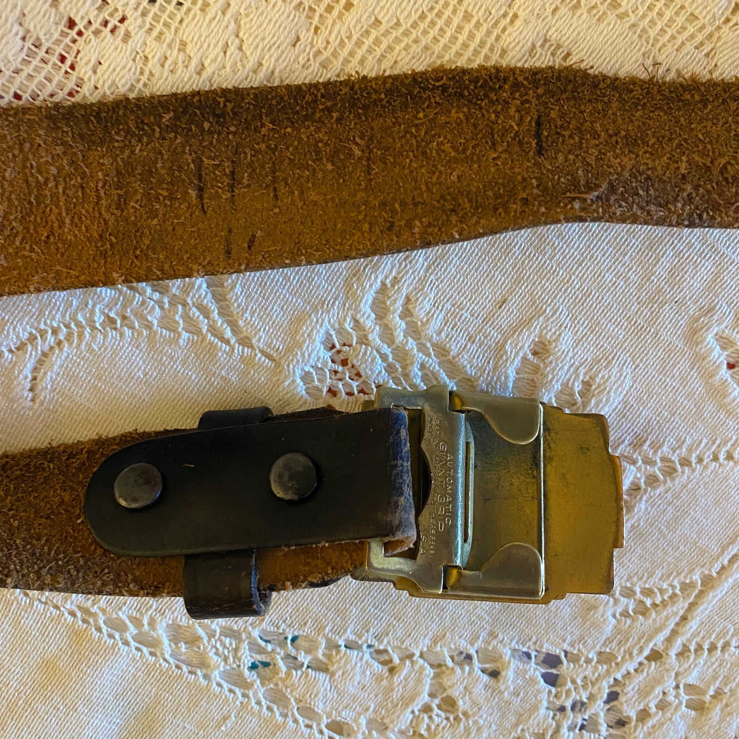 Memphis Tech Leather Belt