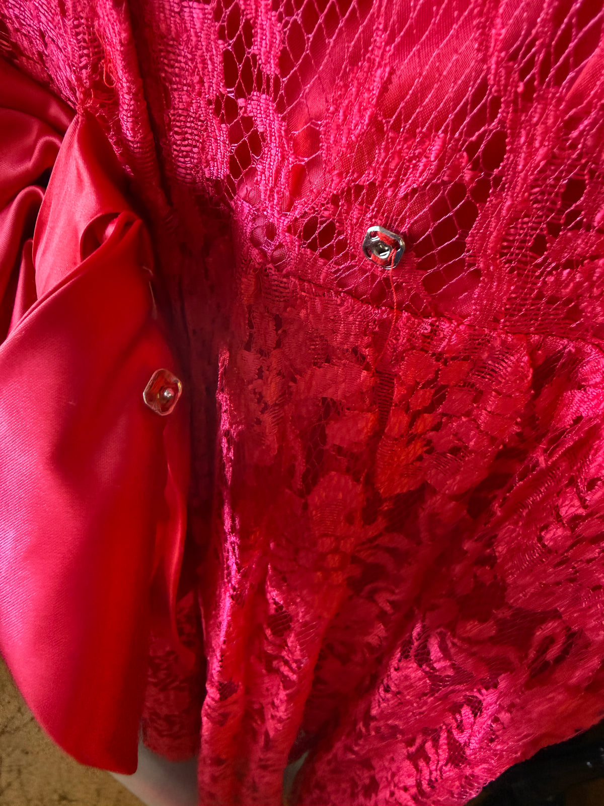 Red Lace Holiday Dress