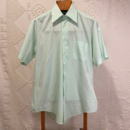 Mint Short Sleeve Button Up