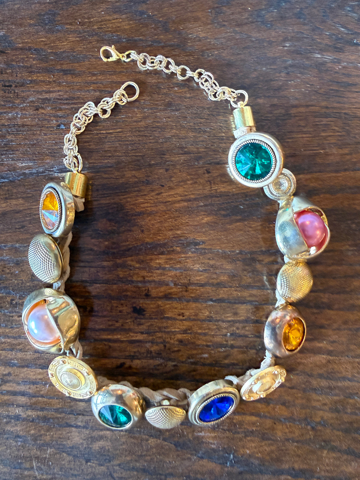 Vintage Button Necklace