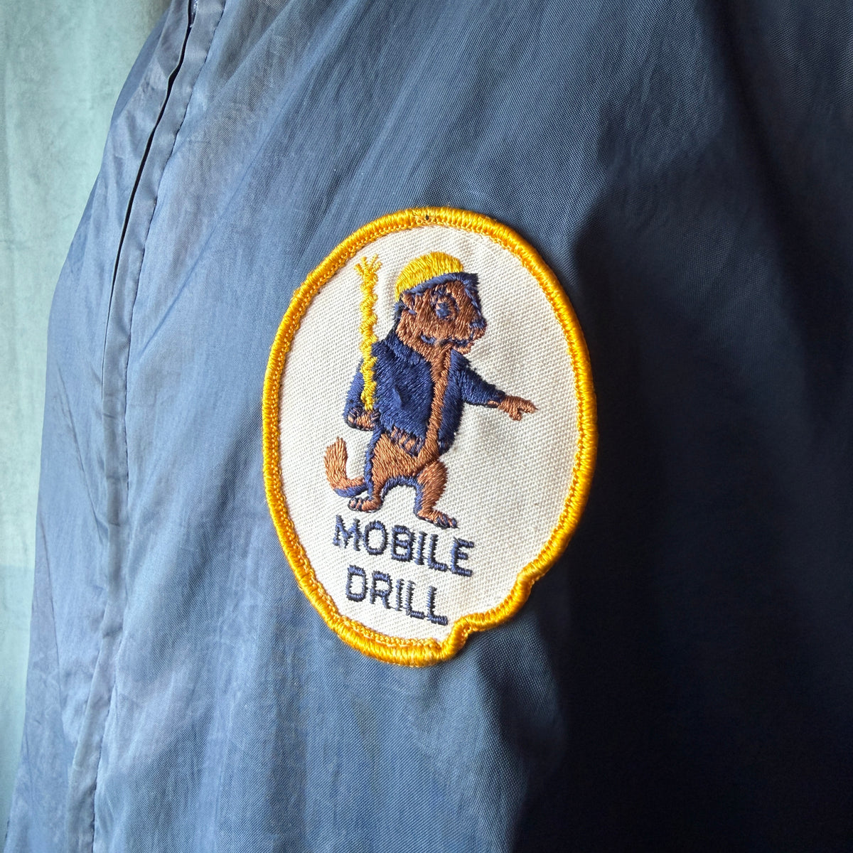 1970’s Mobil Drill Windbreaker
