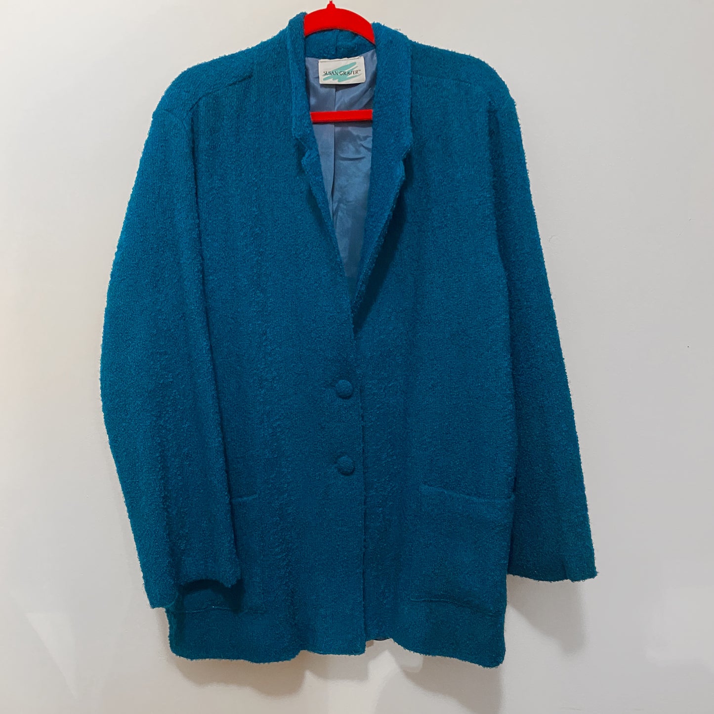 Deep Teal Wool Jacket