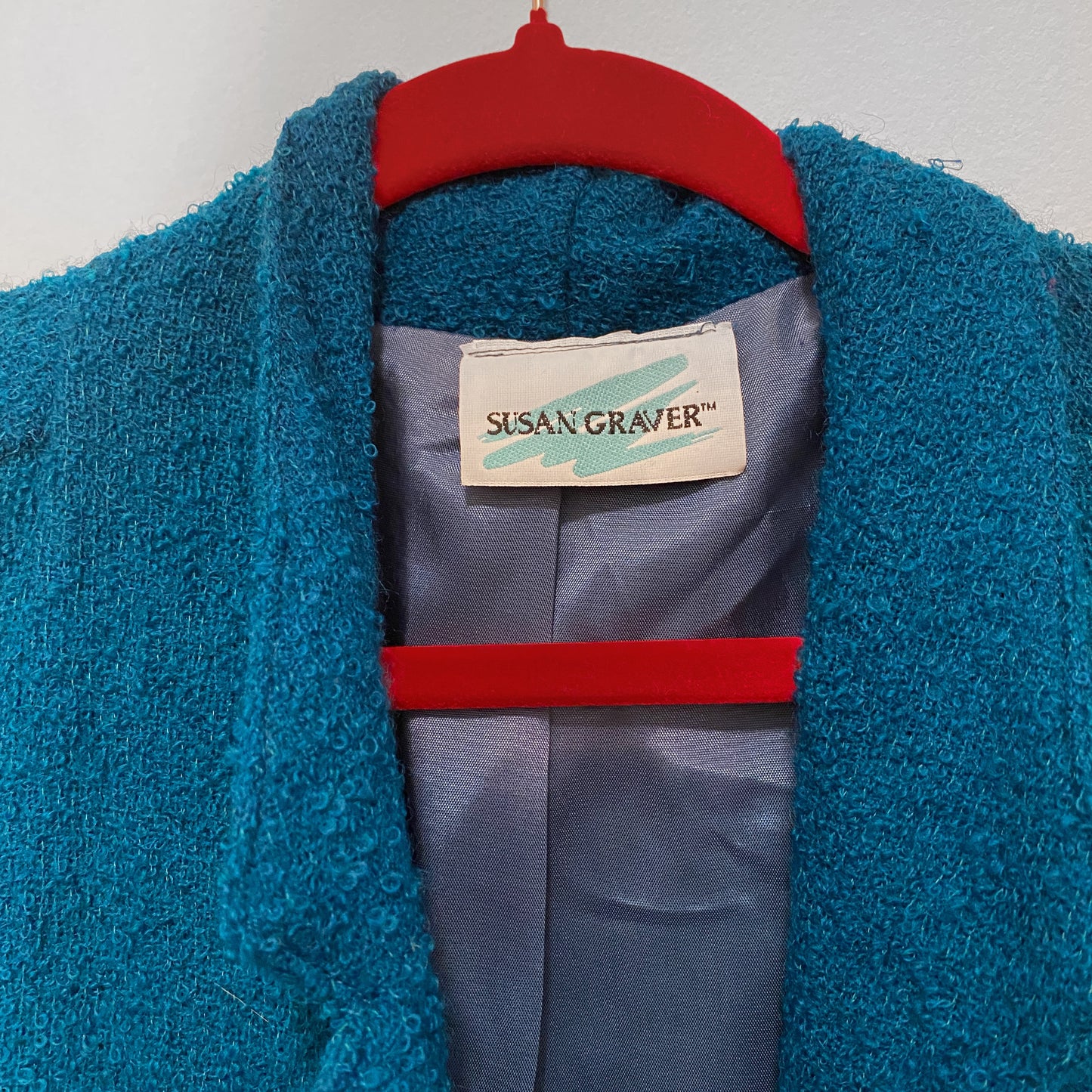 Deep Teal Wool Jacket