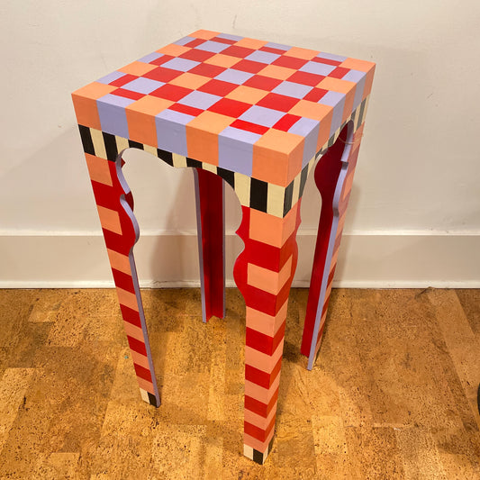 Checkerboard Plant Stand