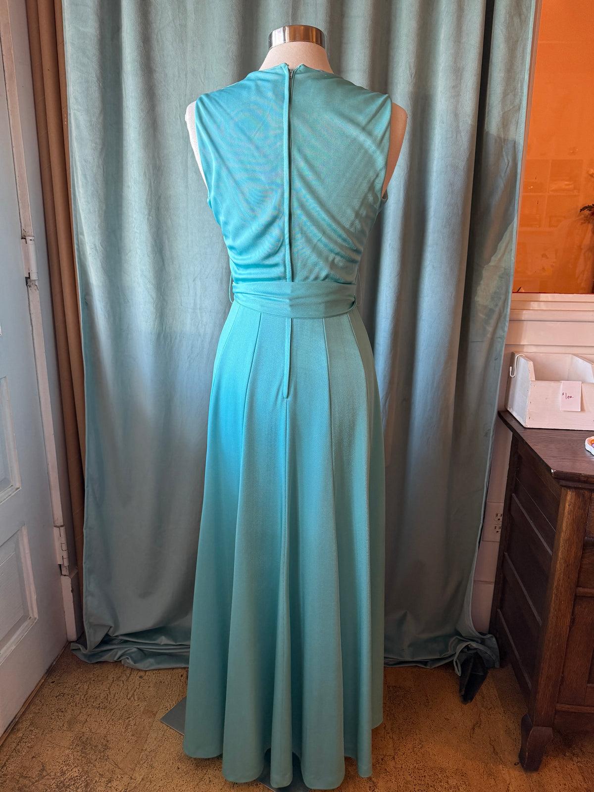 Vintage 1970s Futura Couture Maxi Dress