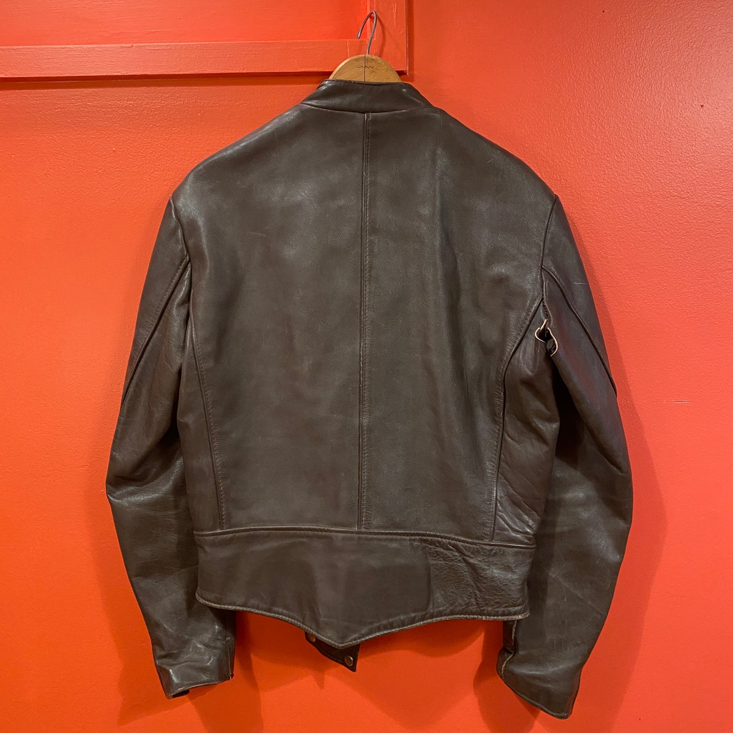 Vintage Brown Leather Jacket