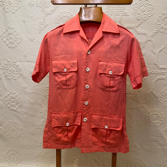 Coral Cargo Shirt