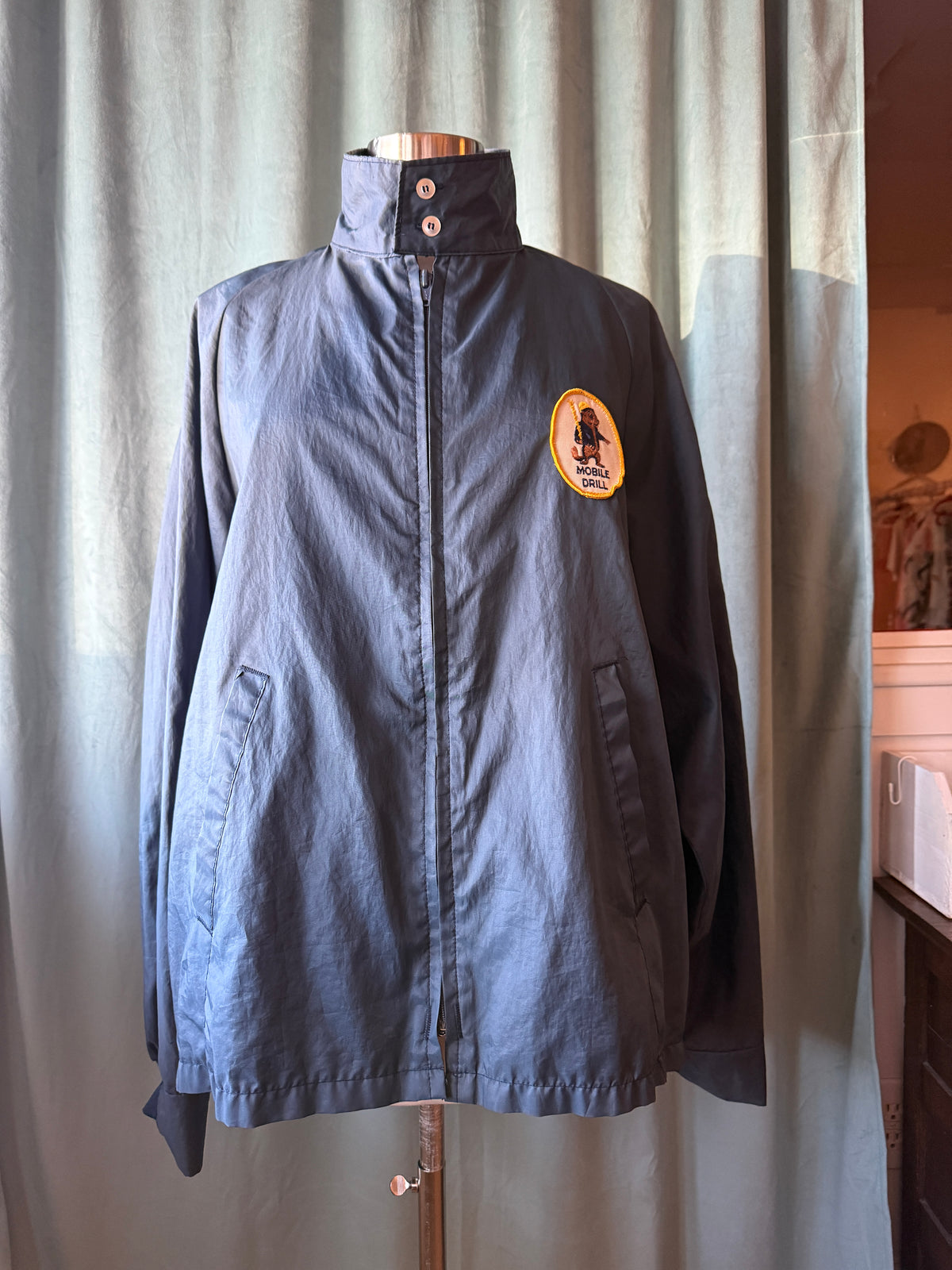 1970’s Mobil Drill Windbreaker