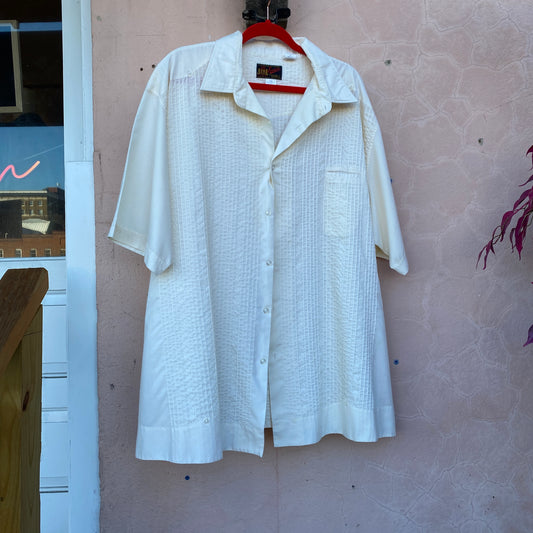 Oversized White Button-up