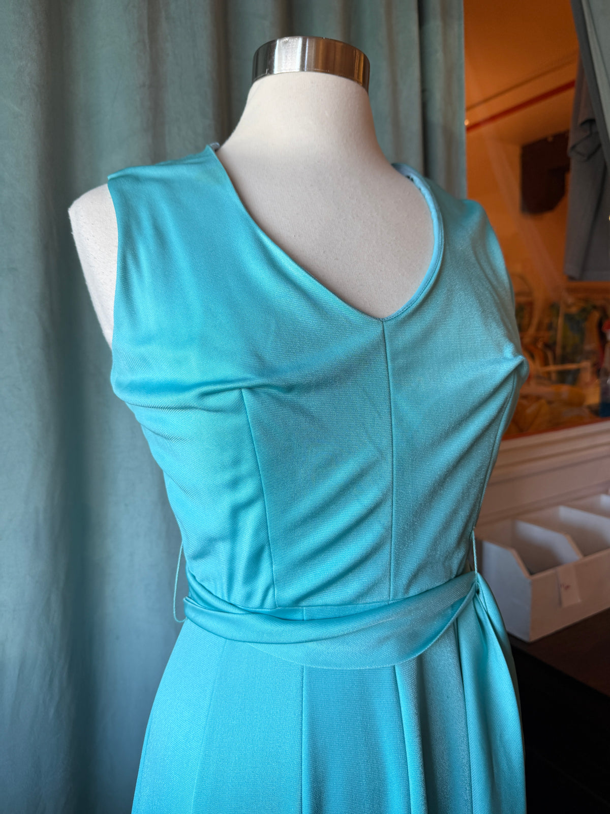 Vintage 1970s Futura Couture Maxi Dress