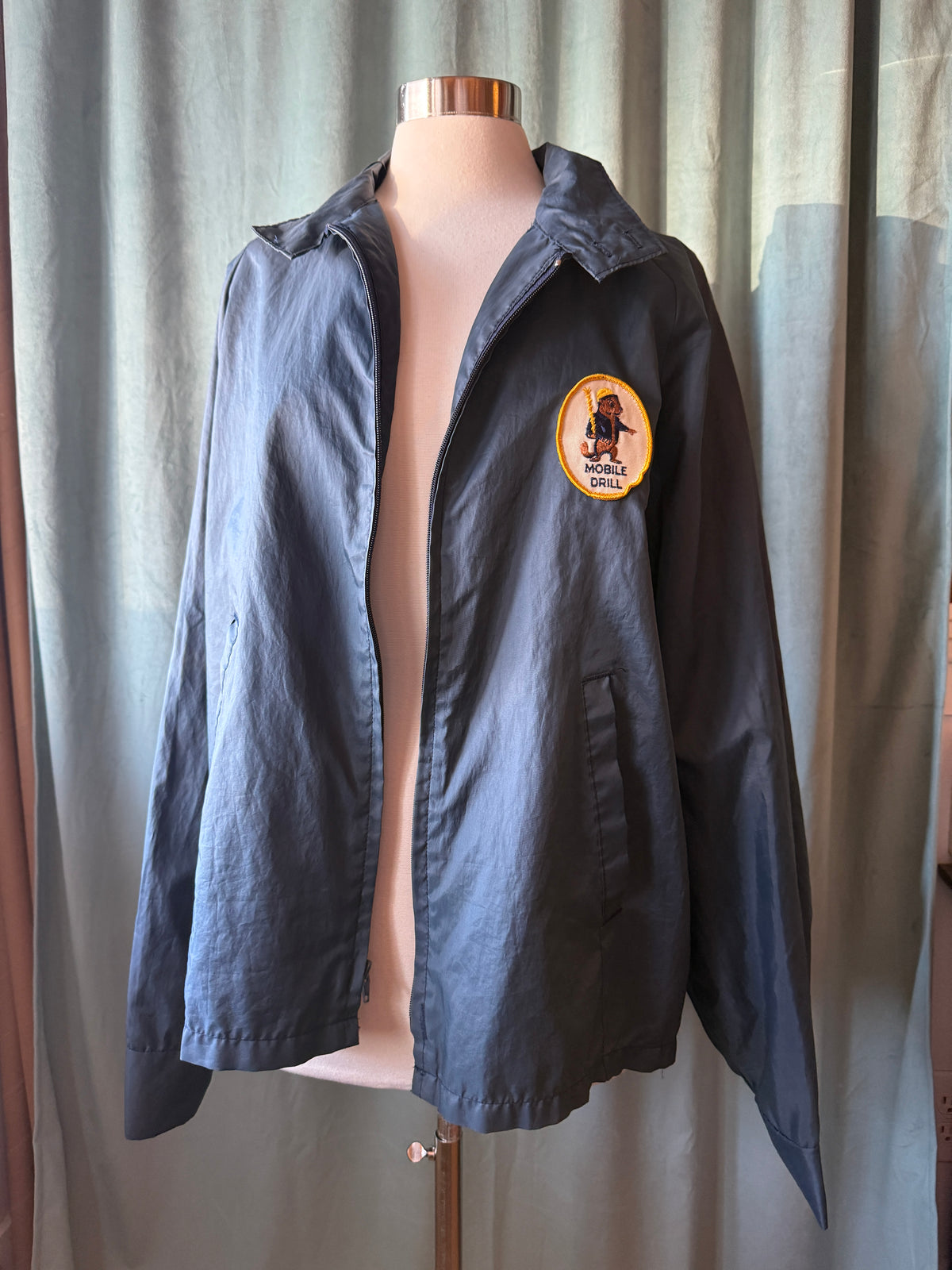 1970’s Mobil Drill Windbreaker