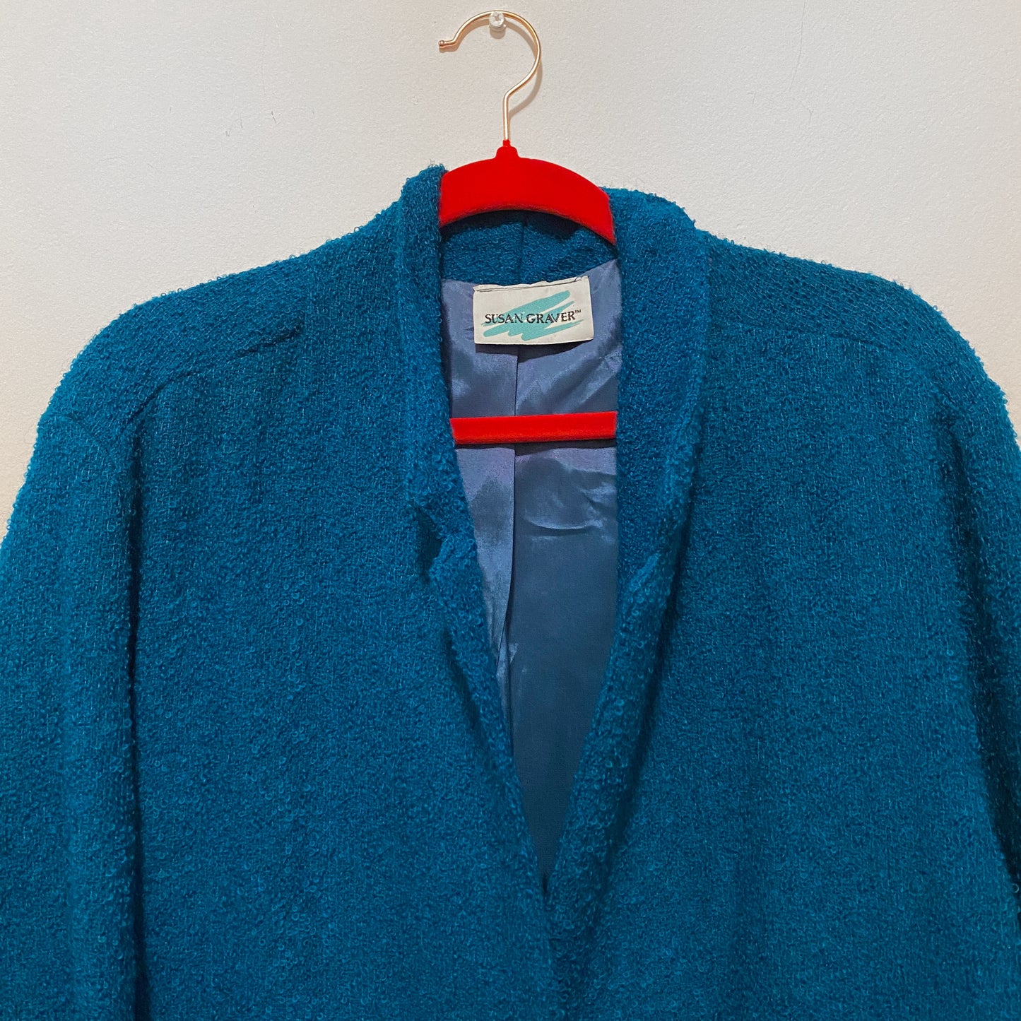 Deep Teal Wool Jacket