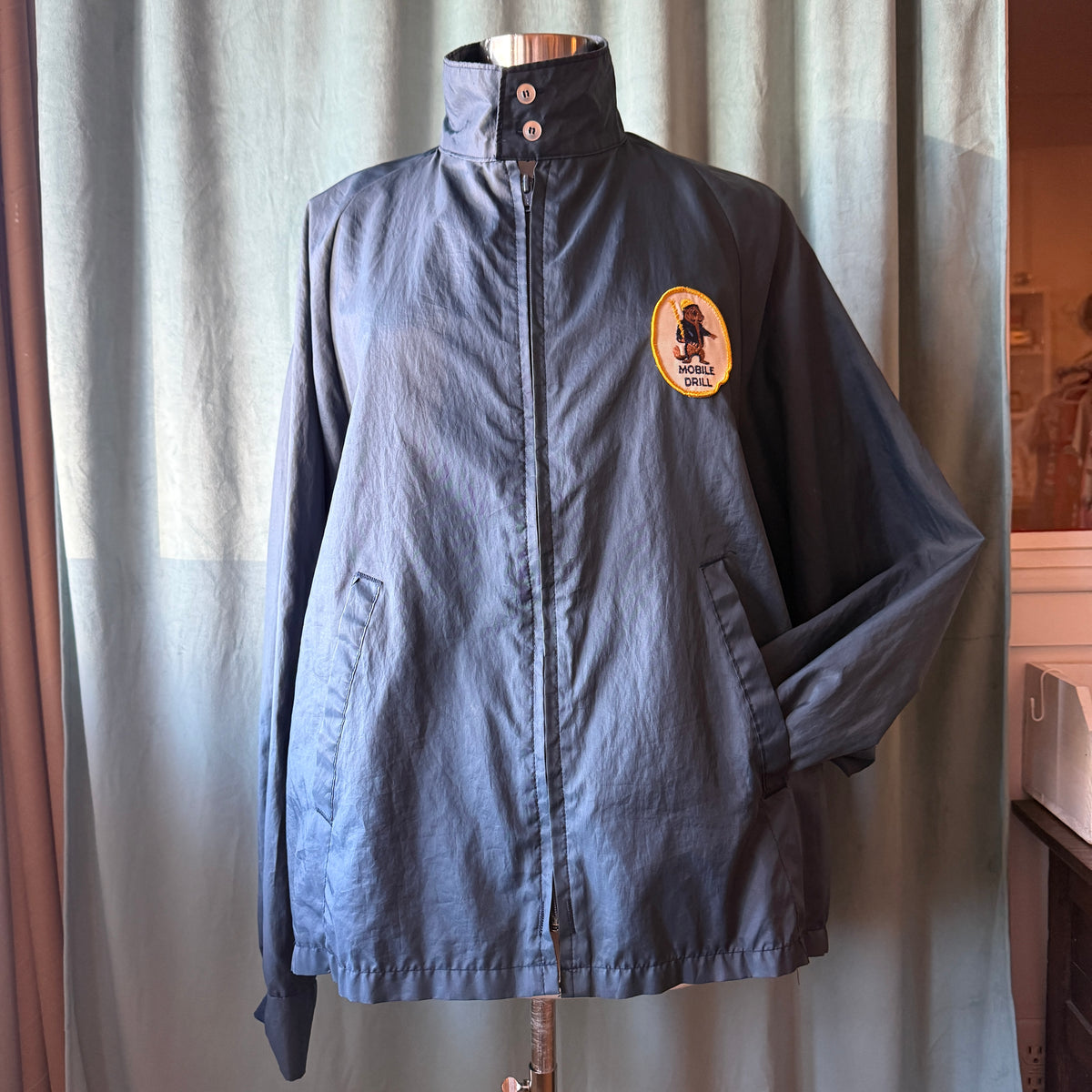 1970’s Mobil Drill Windbreaker