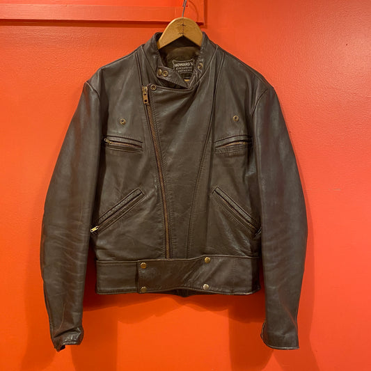 Vintage Brown Leather Jacket