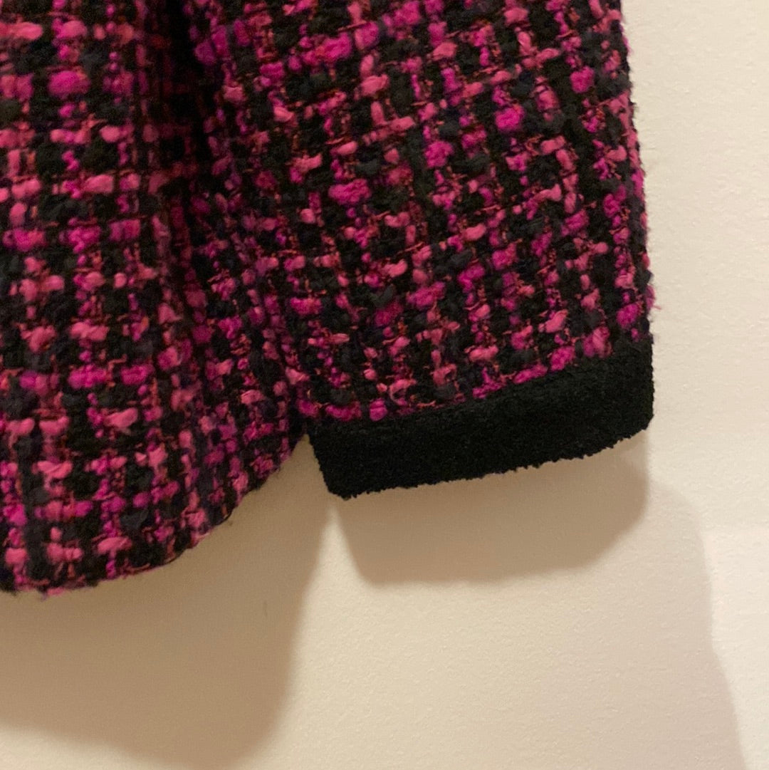 Magenta Tweed Blazer