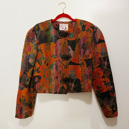 Cropped Tapestry Jacket