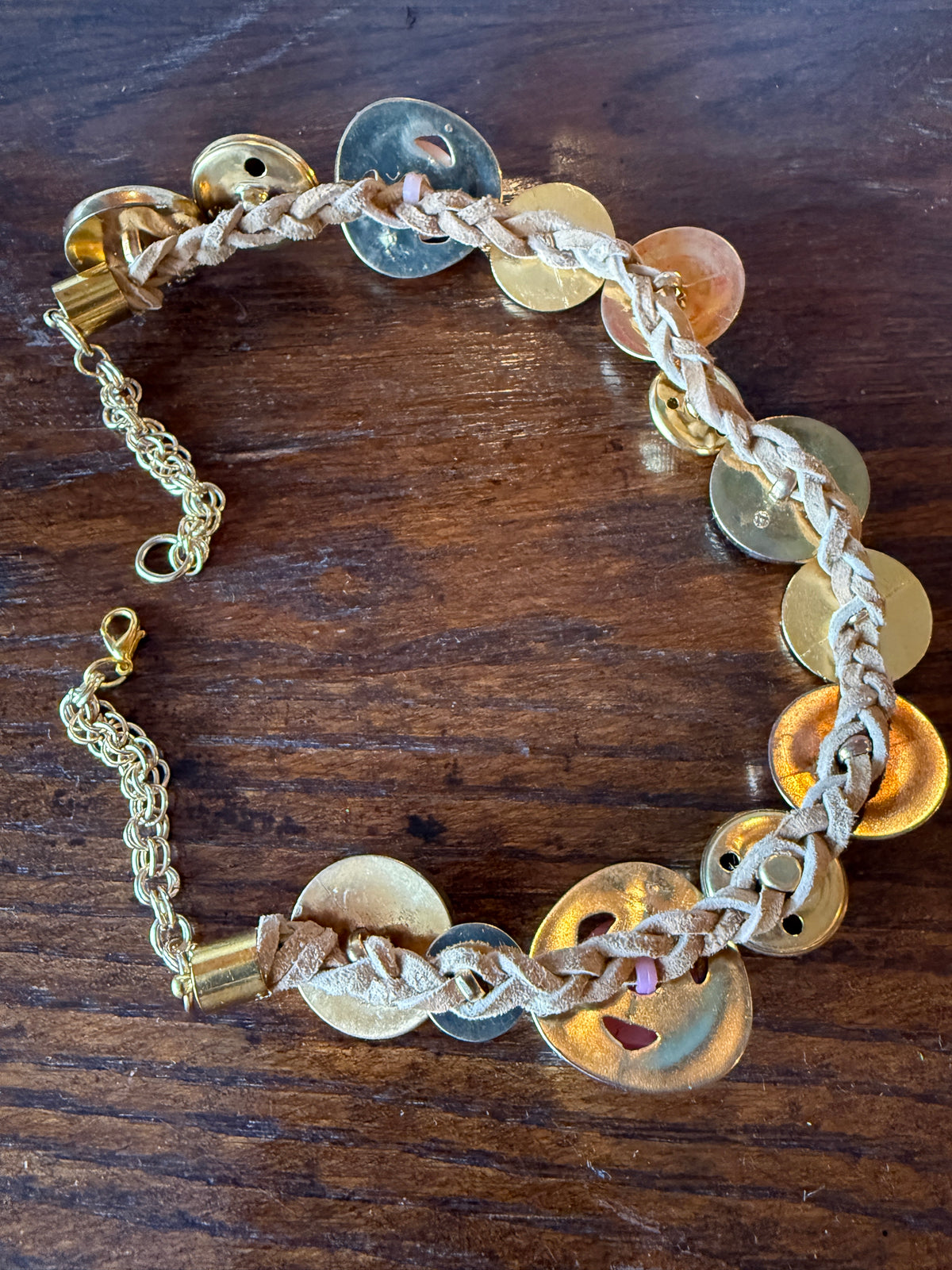 Vintage Button Necklace
