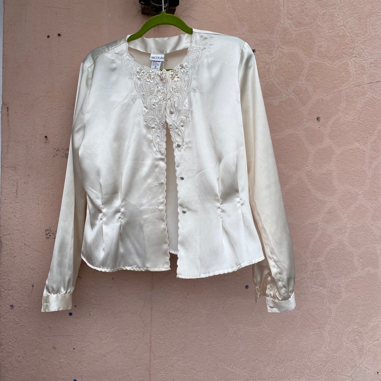 Embellished White Blouse