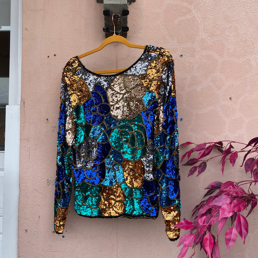 Vintage Sequin Top