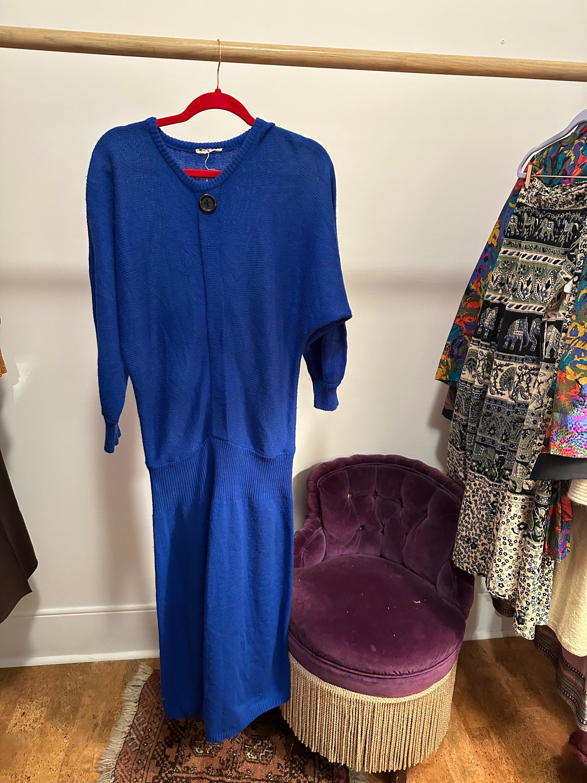 Cobalt blue best sale sweater dress